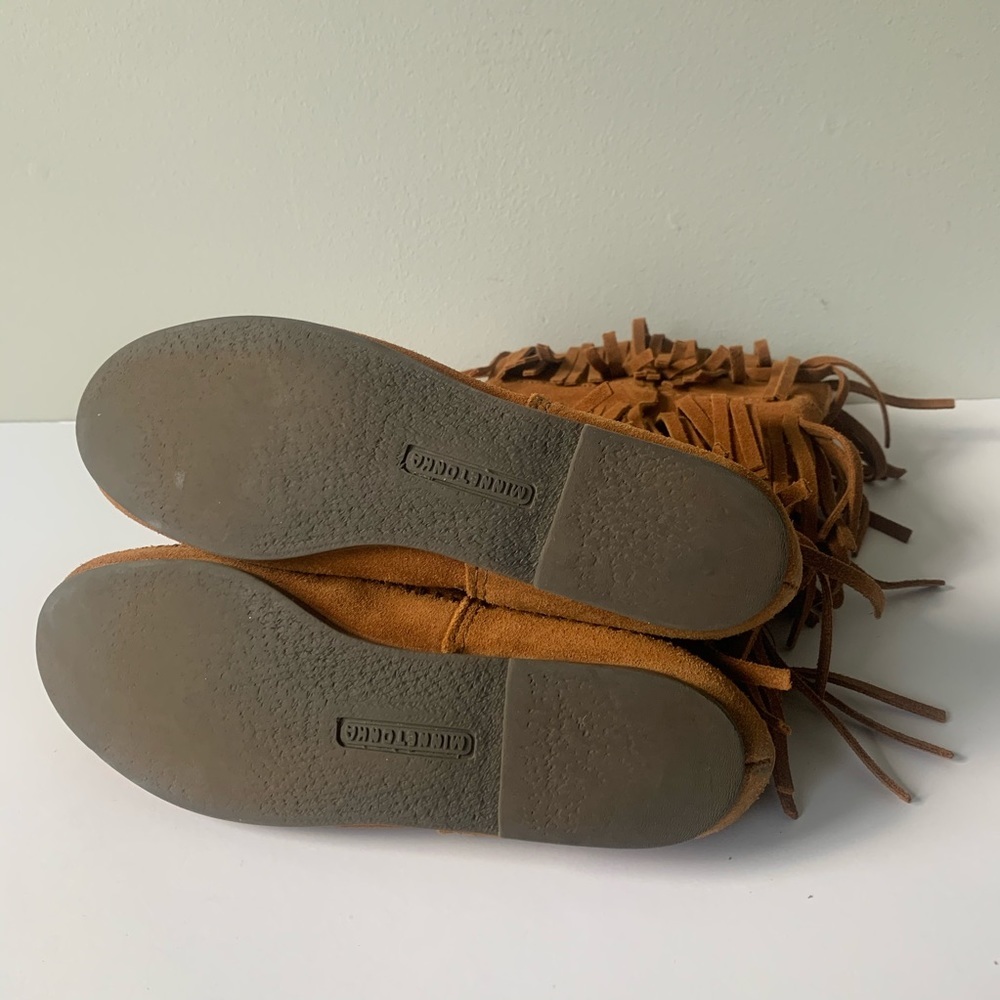 Minnetonka Moccasin 3-tier Fringe Boots - Picture 5 of 10